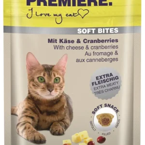 PREMIERE Soft Bites Käse mit Cranberries 40 g Sofort Bestellen